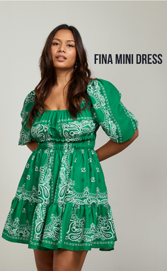 Fina Mini Dress - Printed