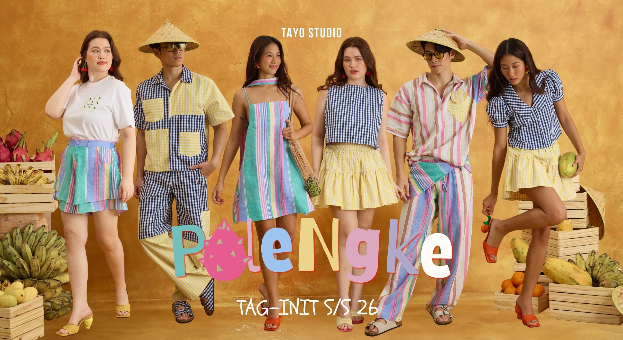 トップス pino PINO TOP - PASTEL MULTICOLOR STRIPES w/EMBLEM – Shop.TayoStudio